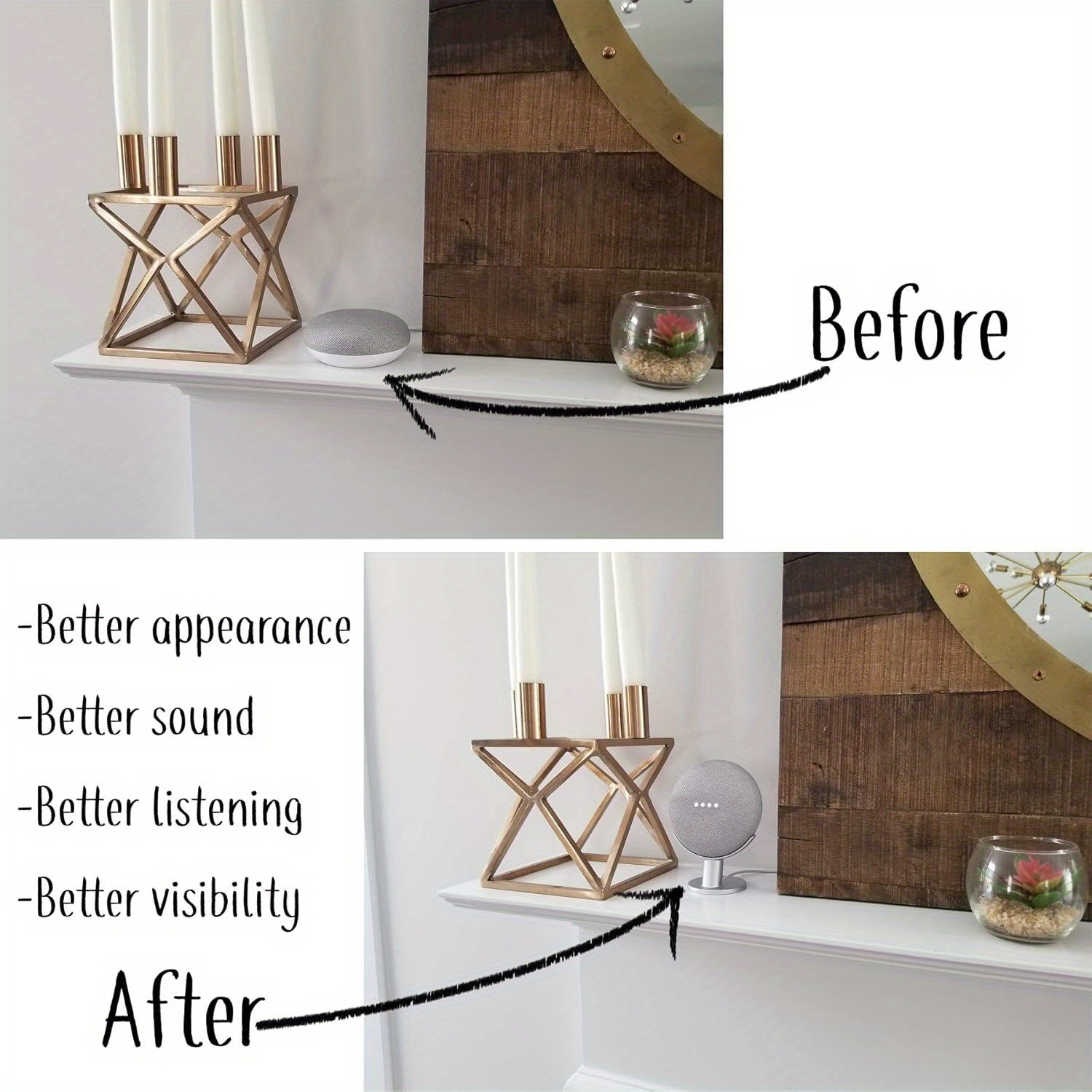 Suporte para alto-falante inte - Google Speaker Nest Audio avaliação e preço